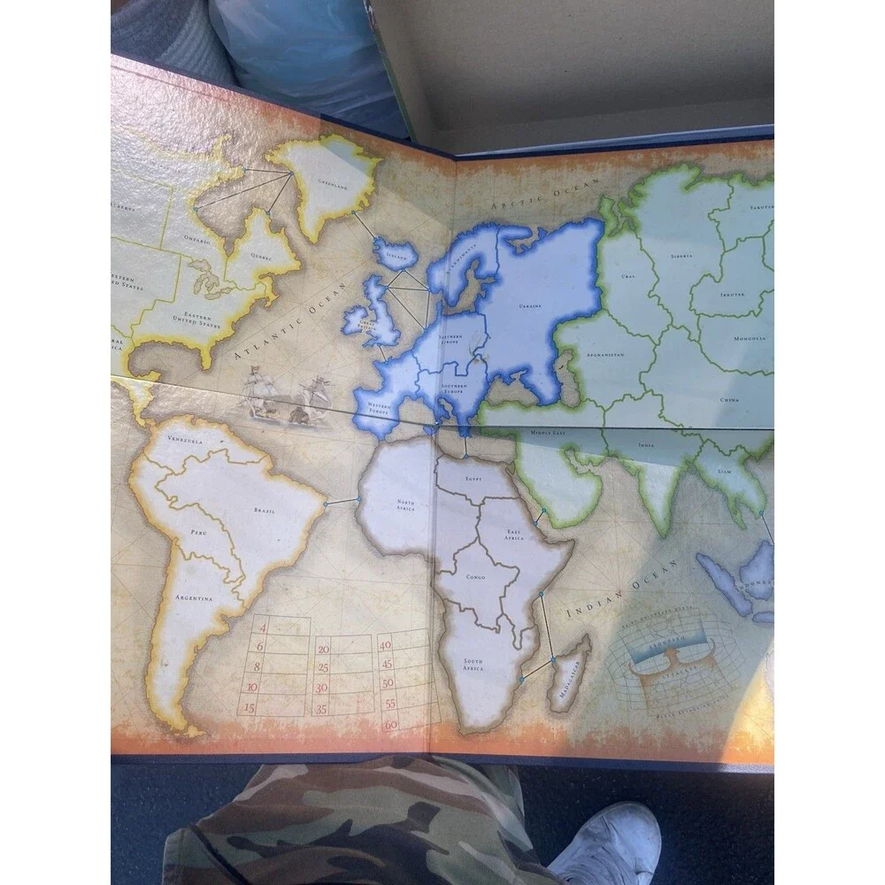 Risk Board Game 2003- The Game Of Global Domination Parker Brothers New Open